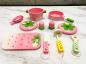Preview: 360Home Rosa Erdbeere Replik Kinder Spieltisch Spiel Küchentisch